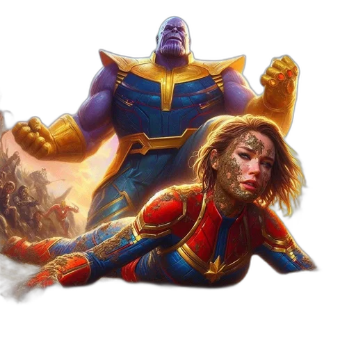 comic book art, concept art, fantasy art, outer space transparent PNG cut-out