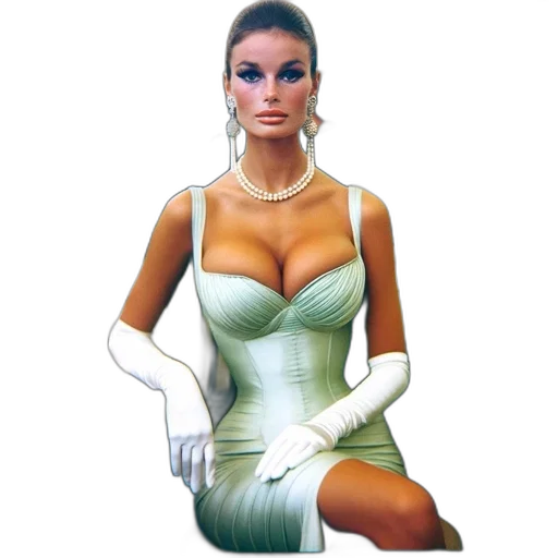 dress, jewelry, robot, face transparent PNG cut-out