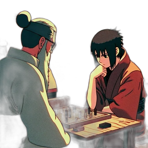 concept art, anime, comic book art, watercolor transparent PNG cut-out