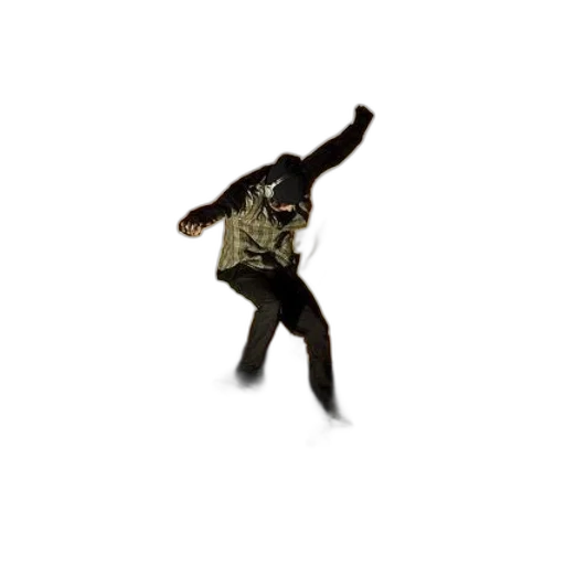 jacket, staff, creature, umbrella transparent PNG cut-out