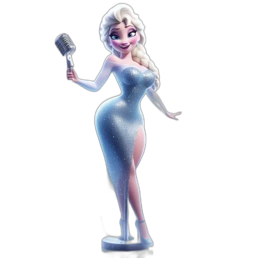 dress, staff, robot, concept art transparent PNG cut-out