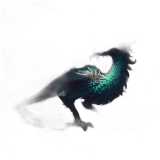 dragon, creature, animal, staff transparent PNG cut-out