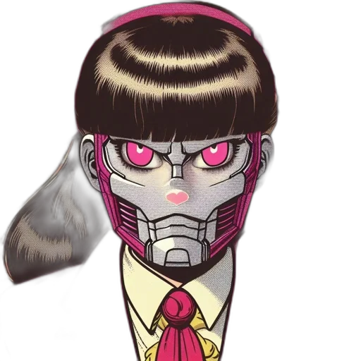 mask, robot, face, staff transparent PNG cut-out