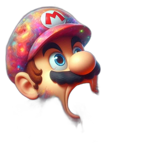 hat, face, mask, 3d render transparent PNG cut-out