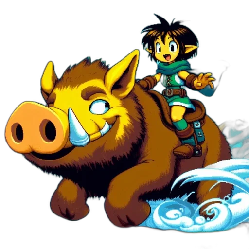 animal, dragon, concept art, pixel art transparent PNG cut-out