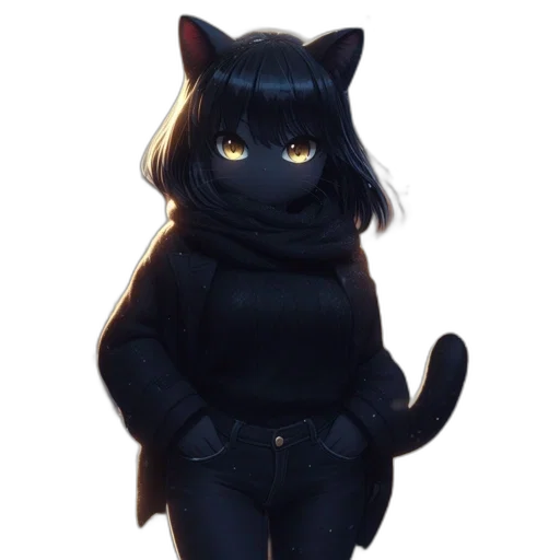 jacket, animal, staff, creature transparent PNG cut-out