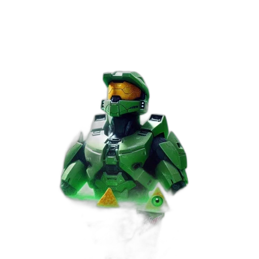 robot, weapon, mask, jacket transparent PNG cut-out