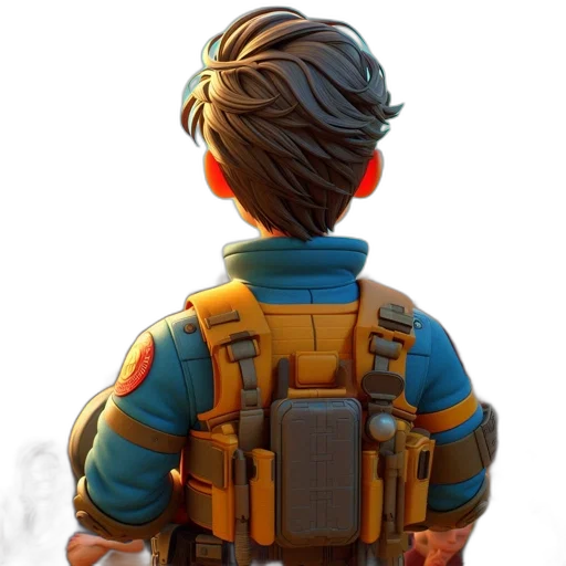 jacket, weapon, concept art, pixel art transparent PNG cut-out