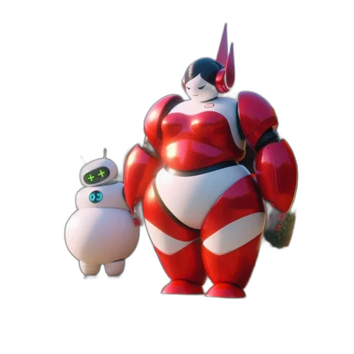 robot, animal, creature, staff transparent PNG cut-out