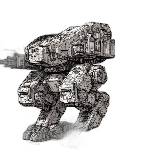 robot, weapon, creature, concept art transparent PNG cut-out