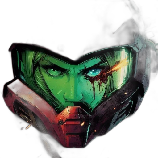 mask, face, robot, concept art transparent PNG cut-out