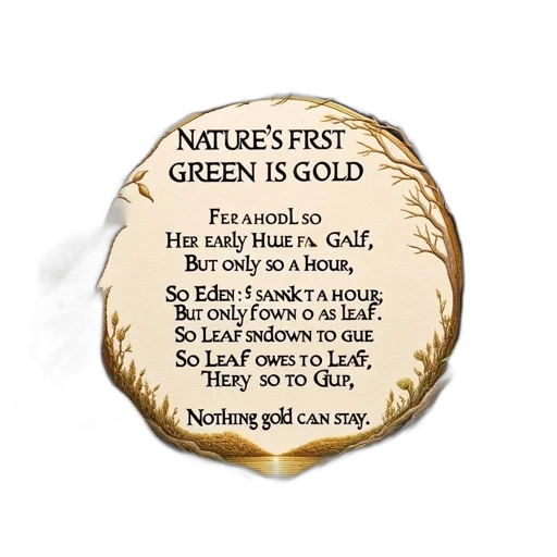 green, earth tones, golden, decorative transparent PNG cut-out