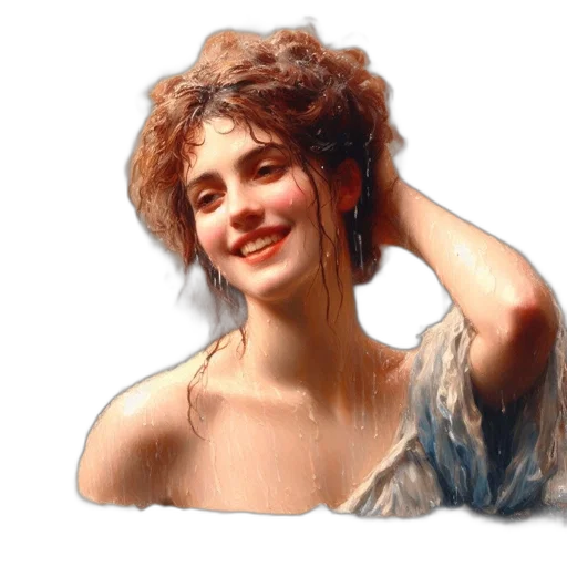 dress, face, jewelry, crown transparent PNG cut-out