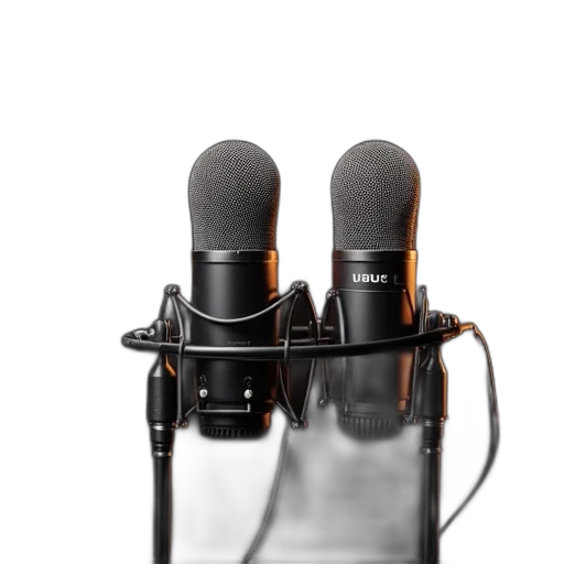 bottle, staff, 3d render, microphone transparent PNG cut-out
