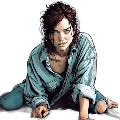 jacket, comic book art, photorealistic, concept art transparent PNG cut-out