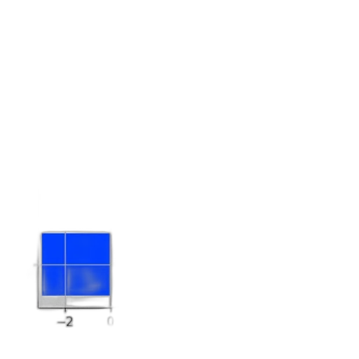 umbrella, pixel art, blue, monochrome transparent PNG cut-out