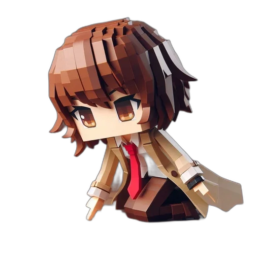 staff, jacket, weapon, 3d render transparent PNG cut-out