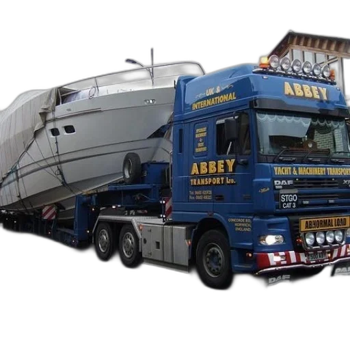 3d render, blue, truck, word transparent PNG cut-out