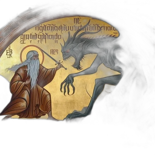 dragon, concept art, fantasy art, watercolor transparent PNG cut-out