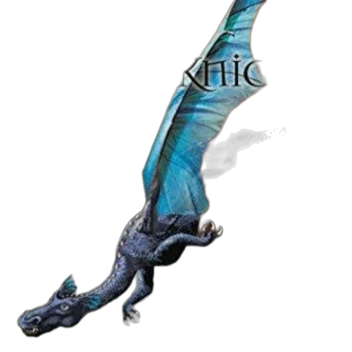 dragon, creature, animal, staff transparent PNG cut-out