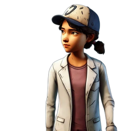 staff, jacket, hat, concept art transparent PNG cut-out