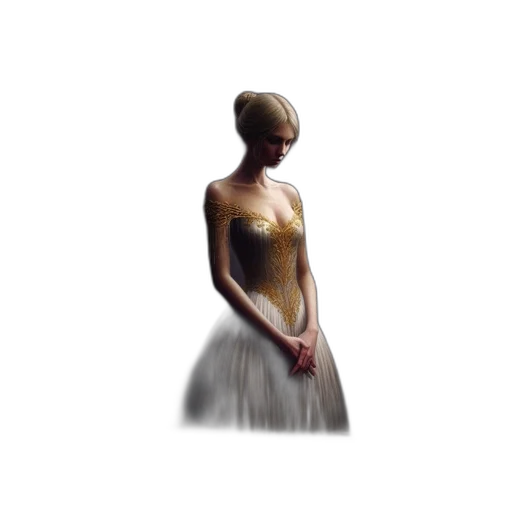 dress, jewelry, hair, crown transparent PNG cut-out