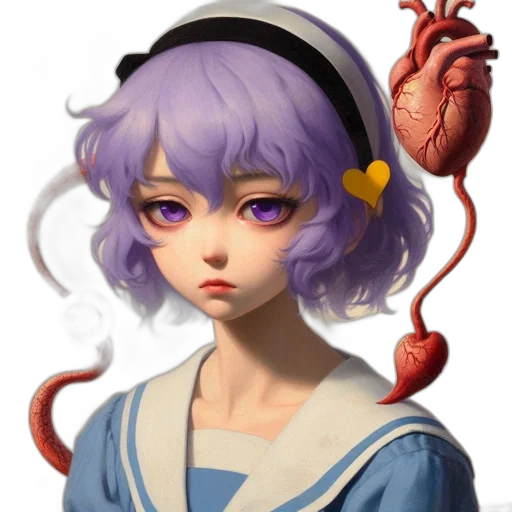 hat, face, staff, creature transparent PNG cut-out