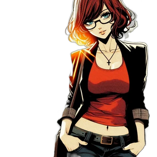 staff, jacket, comic book art, concept art transparent PNG cut-out