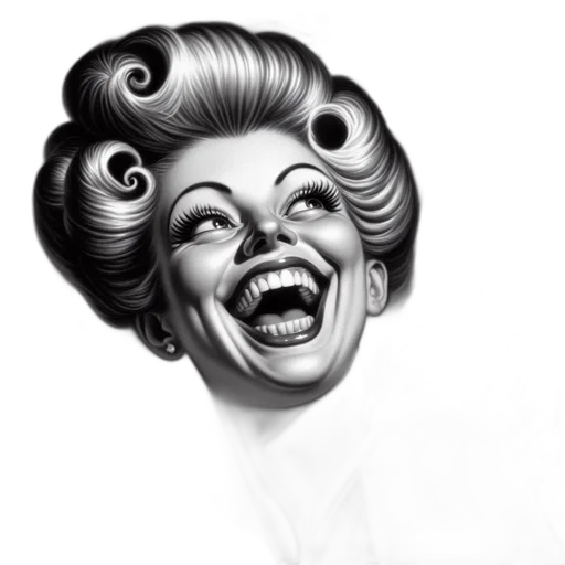 face, hair, mask, creature transparent PNG cut-out