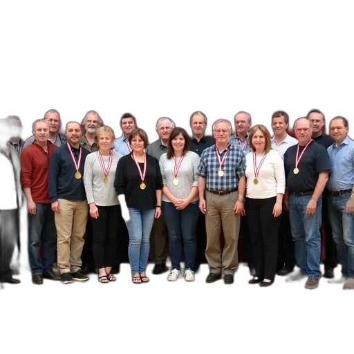staff, group, people, standing transparent PNG cut-out