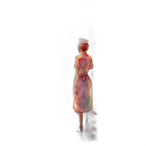 dress, robot, jewelry, staff transparent PNG cut-out