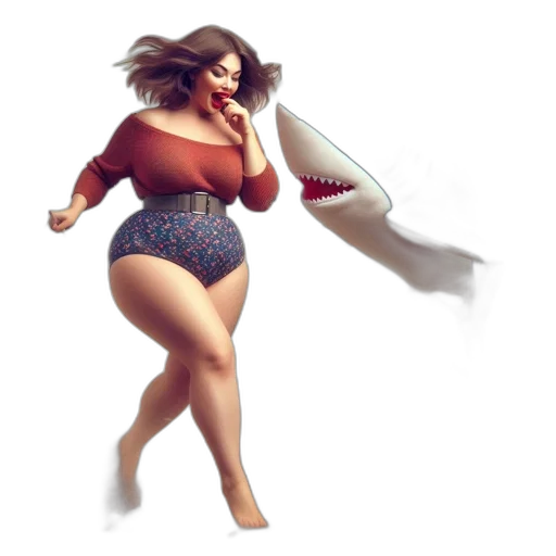 creature, dress, umbrella, weapon transparent PNG cut-out
