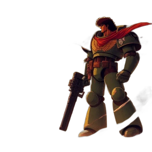 weapon, robot, sword, jacket transparent PNG cut-out