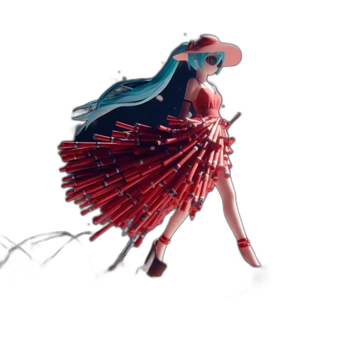 dress, hair, weapon, umbrella transparent PNG cut-out