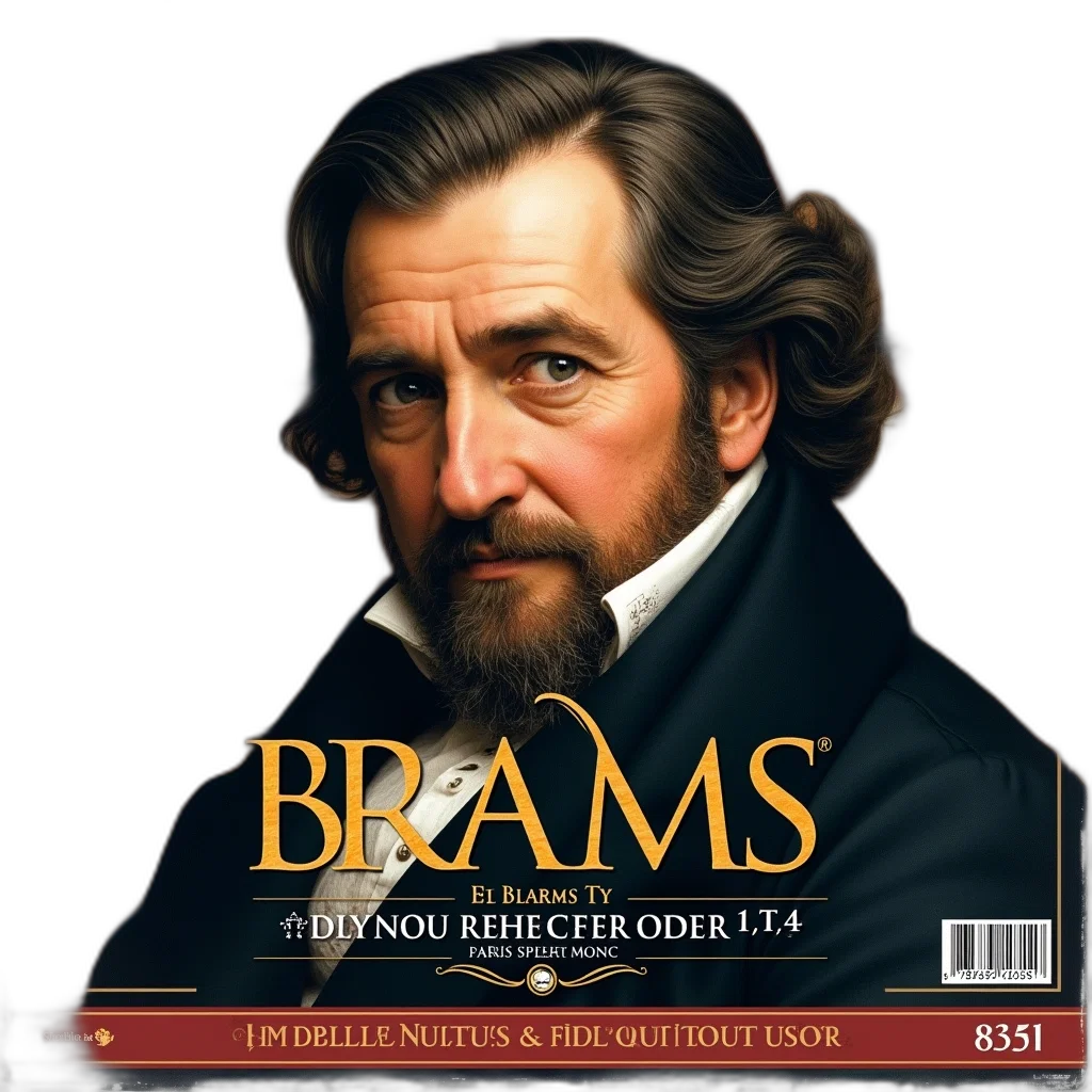 photorealistic, cover, album, brams transparent PNG cut-out