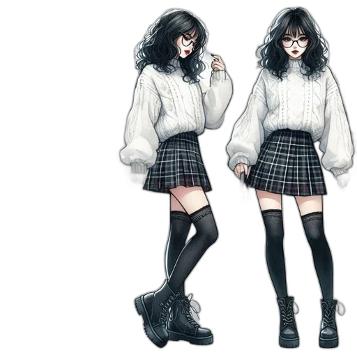 jacket, dress, concept art, pixel art transparent PNG cut-out