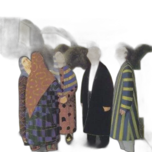 dress, jacket, umbrella, hat transparent PNG cut-out
