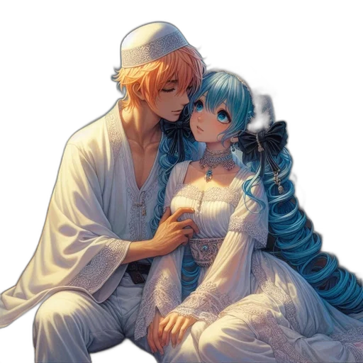 anime, watercolor, fantasy art, concept art transparent PNG cut-out