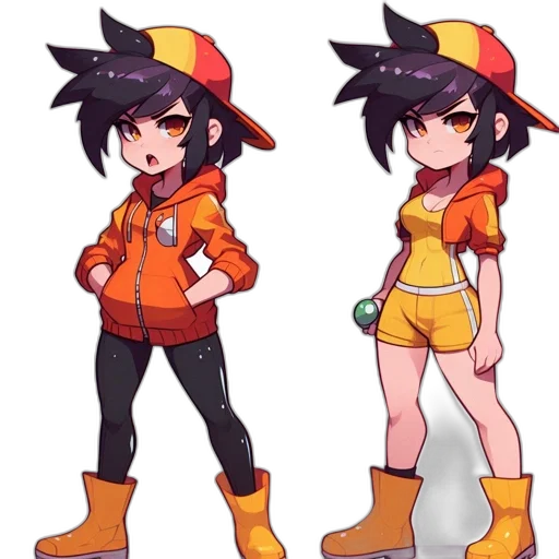 hat, jacket, concept art, pixel art transparent PNG cut-out