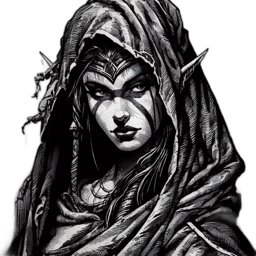 face, mask, comic book art, fantasy art transparent PNG cut-out