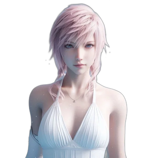 dress, face, jewelry, concept art transparent PNG cut-out