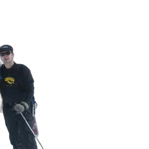 staff, animal, snow, three transparent PNG cut-out