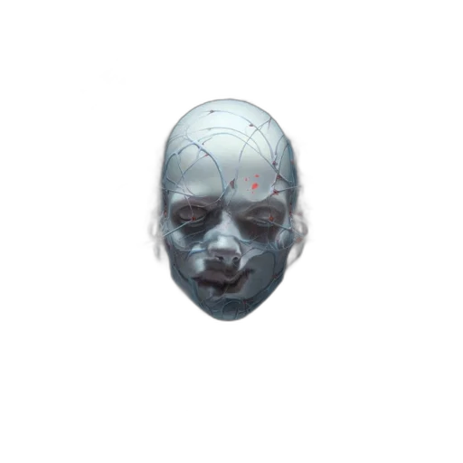 mask, face, creature, robot transparent PNG cut-out