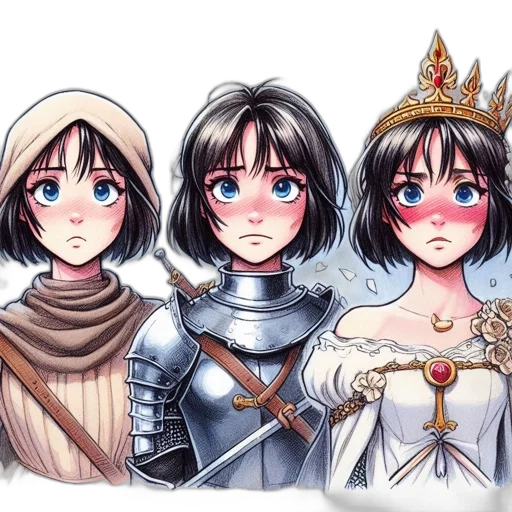 crown, sword, fantasy art, concept art transparent PNG cut-out