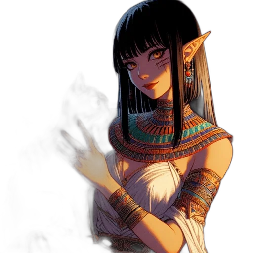 jewelry, dress, creature, mask transparent PNG cut-out