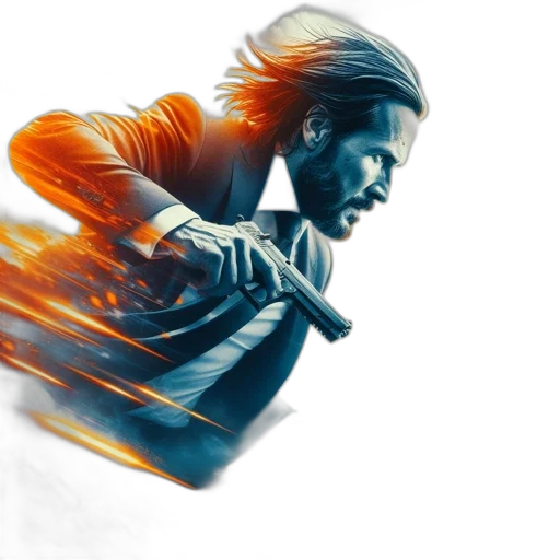 hair, concept art, comic book art, fantasy art transparent PNG cut-out