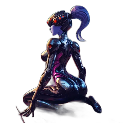 robot, dress, concept art, cyberpunk transparent PNG cut-out