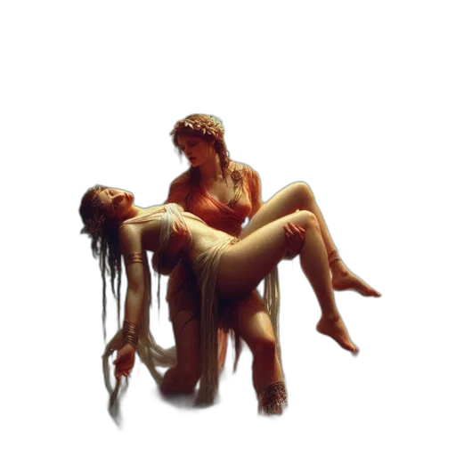 creature, hair, jewelry, furniture transparent PNG cut-out