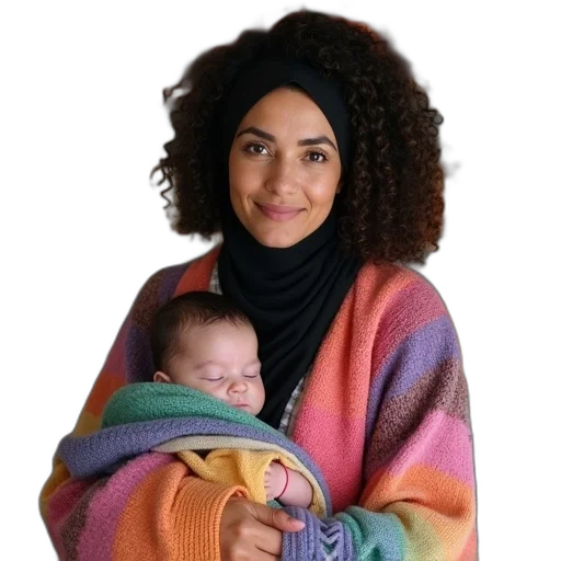 jacket, face, staff, woman transparent PNG cut-out