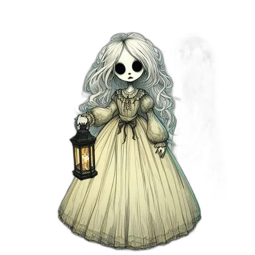 dress, mask, staff, bottle transparent PNG cut-out